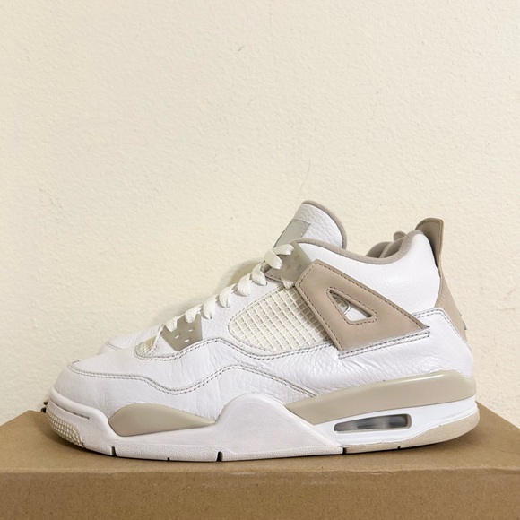 Jordan 4 Retro Sand size 8Y / 8 Men’s 487724-118 2017 PRE-OWNED *SUPER RARE* - Picture 2 of 10